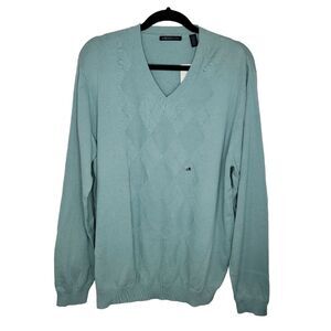 Van Heusen Nwt Men's argyle v-neck sweater Size Large